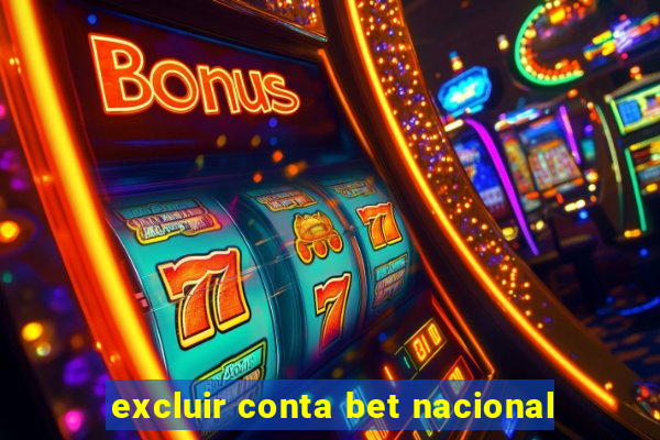 excluir conta bet nacional